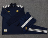 25-26 JUV Royal blue Half Pull Tracksuit #B2503(半拉链)