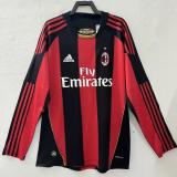 2010-2011 ACM Home Long Sleeve Retro Soccer Jersey (长袖)