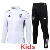25-26 Germany White Kids Jacket Tracksuit #E25144