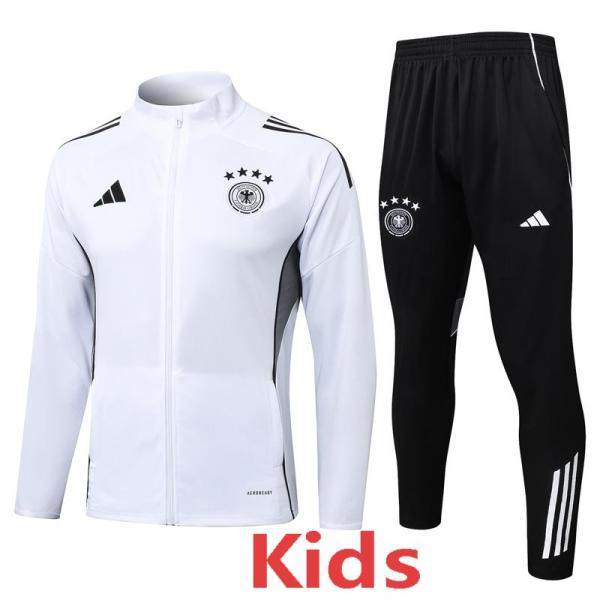 25-26 Germany White Kids Jacket Tracksuit #E25144