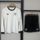 25-26 Germany 125th Anniversary White Long Sleeve Kids Soccer Jersey (长袖)