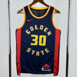 24-25 WARRIORS CURRY #30 Royal blue City Edition Top Quality Hot Pressing NBA Jersey