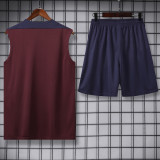 24-25 England Red Tank top and shorts suit