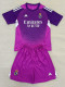 25-26 RMA Purple GoalKeeper Kids Soccer Jersey