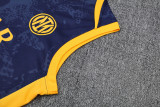25-26 INT Royal blue Tank top and shorts suit