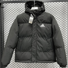 24-25 MF4 AD Black Hooded Cotton Coat #棉衣