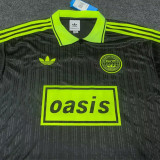 2025 Ad Oasis Joint Edition #25 Black Polo Short Sleeve(绿边)
