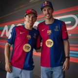 24-25 BAR Home Player Version Soccer Jersey *新广告