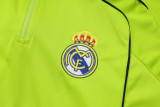 2025-26 RMA Grass green Half Pull Tracksuit #B2545(半拉链）