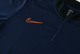 2025 NK Royal blue Half Pull Tracksuit #NB09 (半拉链)