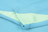 24-25 Brazil Green Kids Half Pull Tracksuit (童装)(半拉链)
