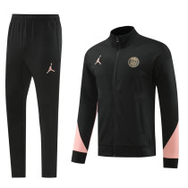 24-25 PSG Jordan Black Jacket Tracksuit #03