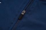 25-26 PSG Royal blue Half Pull Tracksuit #B2585