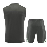 25-26 RMA Army green Tank top and shorts suit