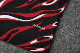 25-26 Man Utd Black red Tank top and shorts suit