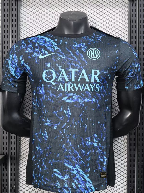 25-26 IN'T Blue Black Special Edition Player Version Soccer Jersey