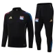 2025-26 Lyon Black Half Pull Tracksuit (半拉链）
