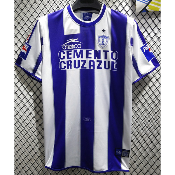 2001-2002 Pachuca Home Retro Soccer Jersey