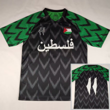 24-25 Palestine FC Black Green Fans Soccer Jersey