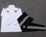 2025-26 Germany White Kids Half Pull Tracksuit#E25115(童装)(半拉链)