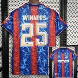 24-25 Crystal Palace Home Print Winners #25 Fans Soccer Jersey