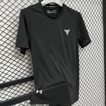 A222 UA Black High Quality Casual T-Shirt #牛头