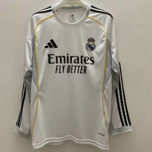 25-26 RMA Home Long Sleeve Soccer Jersey (长袖)