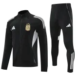 2025-26 Argentina Black Jacket Tracksuit #三星