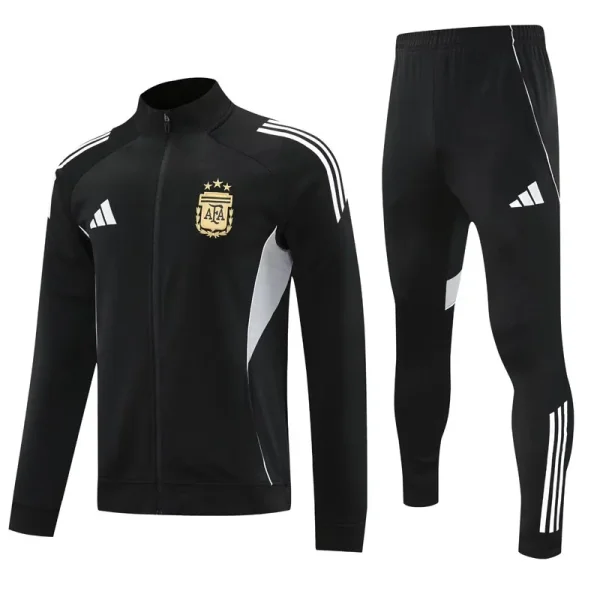 2025-26 Argentina Black Jacket Tracksuit #三星