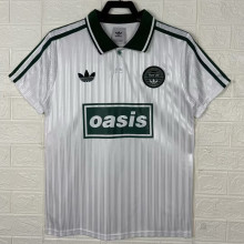 2025 Ad Oasis Joint Edition White Polo Short Sleeve (绿广告)