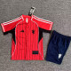 2025-26 Man Utd Red Casual Edition Kids Baseball Jersey