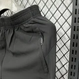 D980 AD Black Casual Short Pants