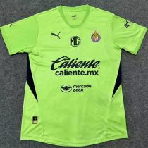 24-25 Chivas Fluorescent Green Goalkeeper Soccer Jersey