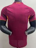 25-26 Roma Home Player Version Soccer Jersey