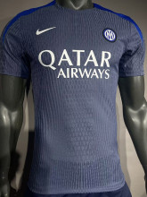 24-25 INT Grey Blue Player Version Training shirts