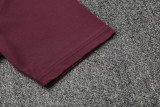 25-26 Bayern Brown Red Polo Tracksuit