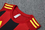 2025 AD Red black Tank top and shorts suit