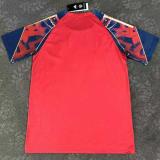 25-26 Man Utd Red Black Fans Training shirts *蛇纹
