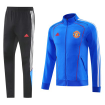 25-26 Man Utd Fancy blue Jacket Tracksuit #03