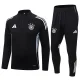 2025-26 Germany Black Half Pull Tracksuit (半拉链）