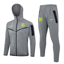 24-25 BAR Grey Hoodie Jacket Tracksuit #F577(绿标)
