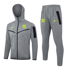 24-25 BAR Grey Hoodie Jacket Tracksuit #F577(绿标)