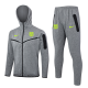 24-25 BAR Grey Hoodie Jacket Tracksuit #F577(绿标)