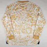 2025-26 Palestine FC Yellow White Long Sleeve Trainingshirts(阿拉伯文)(长袖