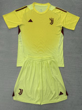 2025-26 JUV Yellow GoalKeeper Kids Soccer Jersey