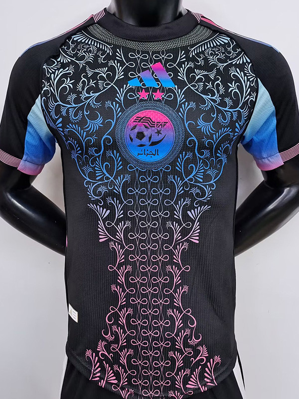 25-26 Algeria Black Player Version Training shirts #A37