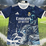 2025-26 RMA Dark Blue Special Edition Fans TrainingShirts (狮头)