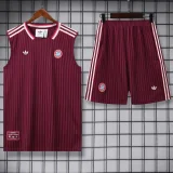 2025-26 Bayern Red Tank top and shorts suit