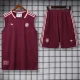 2025-26 Bayern Red Tank top and shorts suit