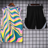 2025-26 RMA Yellow green Tank top and shorts suit